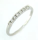 10K White Gold .08 Ctw Diamond Ring HIYW=I1 Diamonds