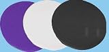 Deluxe Poly Spots - Dozen - 19, White - Sports Practice Equipment