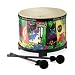Remo Kids Percussion, Floor Tom, 10 Diameter with Mallet, Rain Forest Fabric