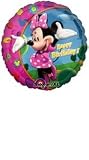 MINNIE MOUSE 18 INCH BIRTHDAY PARTY BALLOON PINK POLKA DOT