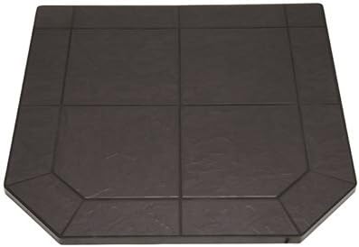 AMERICAN PANEL 48DL-VS VOLCANIC SAND DOUBLE CUT TILE STOVE BOARD, 48 IN. X 48 IN. (1/EA)