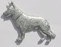 Pewter Pin - Dog German Shepherd - GH591
