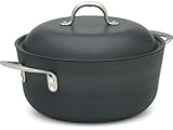 Calphalon Commercial Hard-Anodized 7-Quart Chefs Casserole with Lid