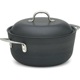 Calphalon Commercial Hard Anodized 7 Quart Chefs Casserole with Lid 