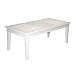 Home Styles Furniture Wood Top Cocktail Table in White Finish