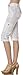 Helium London Womens Stretch Poplin Cargo Capri with Woven Belt