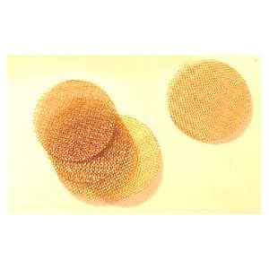 100 .75 3/4" Brass Tobacco Pipe Screens Retail Packaged Digital Vaporizers 420