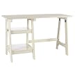 Braxton Trestle Desk - White