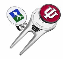 Indiana Hoosiers Divot Tool Hat Clip With Golf Ball Marker Of 2)