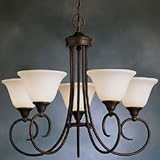 Kichler Tannery Bronze Bristol Chandeliers Mid Sized