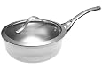Calphalon Contemporary Stainless-Steel 2-Quart Chef`s Pan with Glass Lid