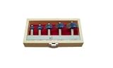 Woodline USA WL-2015 5-Piece 1/2-Inch Shank Cove Bit Set