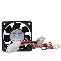 60mm Case Fan (3-pin Motherboard or 4-pin power supply)