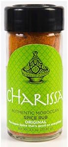cHarissa Moroccan Style Dry Rub Seasoning, Mild - 2.5 oz Shakers (Pack of 4)