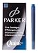 Parker Quink blue ink fountain pen cartridges, PACK of 5