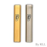 Self-Stick Aluminum Fluted Mezuzah
