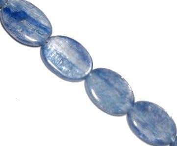 Kyanite oval gemstone beads, 13x9mm, sold per 16-inch strand.?