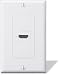 Electronics : AudioQuest HDMI M1 HDMI wall plate with right-angle interior jack
