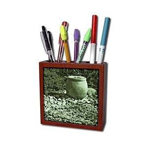 Boehm Photography Garden - Green Garden Fountain - Tile Pen Holders-5 inch tile pen holder
