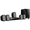 Thomson HT200SH 5.1 Heimkinosystem (300 Watt, HDMI, Upscaler 1080p, DVD, USB 2.0) schwarz