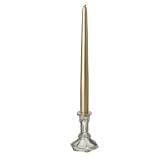 12 in. Handipt Taper Candle - Gold Metallic - 12 pack (Colonial P-NAAM12-56)