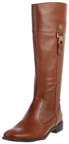 AK Anne Klein Women's Craslee Boot,Cognac Leather,9.5 M US