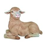 FRP　子ひつじのくつろぎ / Merino LamB　【動物園オブジェ　アニマルオブジェ　店舗・イ