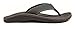 OLUKAI Ohana Boy's Beach Sandals, Quick-Dry Flip-Flop, Water Resistant & Lightweight, Extra Cushion & Comfort, Dark Shadow/Scuba, 2 3