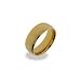 Eve's Addiction 18K Gold Plated 7mm Stainless Steel Comfort Fit Band