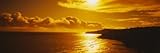 Sunset over the Sea, Maui, Maui County, Hawaii, USA by Panoramic Images , 24x72