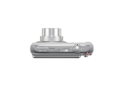 Panasonic Lumix DMC-FX55EB Digital Camera - Silver (8.1MP, 3.6 x Optical) 28mm Wide-Angle Lens