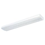 Fluorescent Close to Ceiling Linear Fixture in White - Energy Star