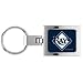 Tampa Bay Devil Rays Domed Metal Keychain