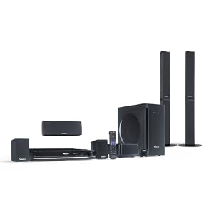 Panasonic SC-PT770 1000W 5DVD 5.1 Channel Home Theater System with Built-in iPod dock and front-to-rear-Wireless Rear Speakers