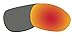 2 Pairs BVANQ Polarized Replacement Lenses Red & Black for Oakley Crosshair 2012 (Crosshair New) Sunglasses