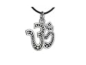 Anh&auml;nger OM Zeichen Silber Schmuck Meditation