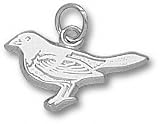 Baltimore Orioles 7/16" Sterling Silver Bird Pendant