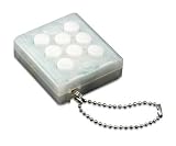 Electronic Bubble Wrap Keychain - White