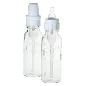 Dr Brown\’s 8-oz. Natural Flow Standard Glass Baby Bottles 2-pk.