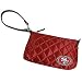San Francisco 49ers Quilted Wristlet, Dark Red