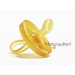 Natursutten BPA-Free Natural Rubber Pacifier, Orthodontic 0-6 months