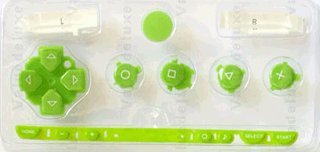 Sony PSP 1000 Series Button Set - Apple Green [customize] [repair part] [video game]