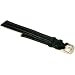 Black Leather Alligator Grain Watch Band Long 18mm New
