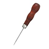 5" Scratch & Sewing Awl - Hardened Steel Tip - Hardwood Handle