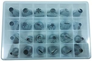 Modern Everyday 24pcs Cake Decorating Icing Nozzles Piping Sugarcraft Pastry Tips Tool Set