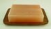 8 X 4 X 2 Inch - Indus Classic Himalayan Natural Rock Crystal Gourmet Food Cooking on Pink Salt From Rock Salt Plates and Bricks. Cutting Board with Wooden Try.