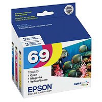 Epson 69 Series DURABrite Ultra Color Ink Cartridges - Multipack (T069520)