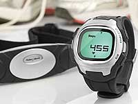 newgen medicals 7in1-Sport-Pulsuhr mit 3D-Aktivitätssensor, PC-Analyse