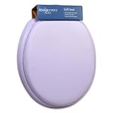 LILAC Purple Padded SOFT Toilet Seat with Lid, Standard Size