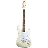 Squier by Fender Bullet Electric Guitar with Tremolo, Arctic White